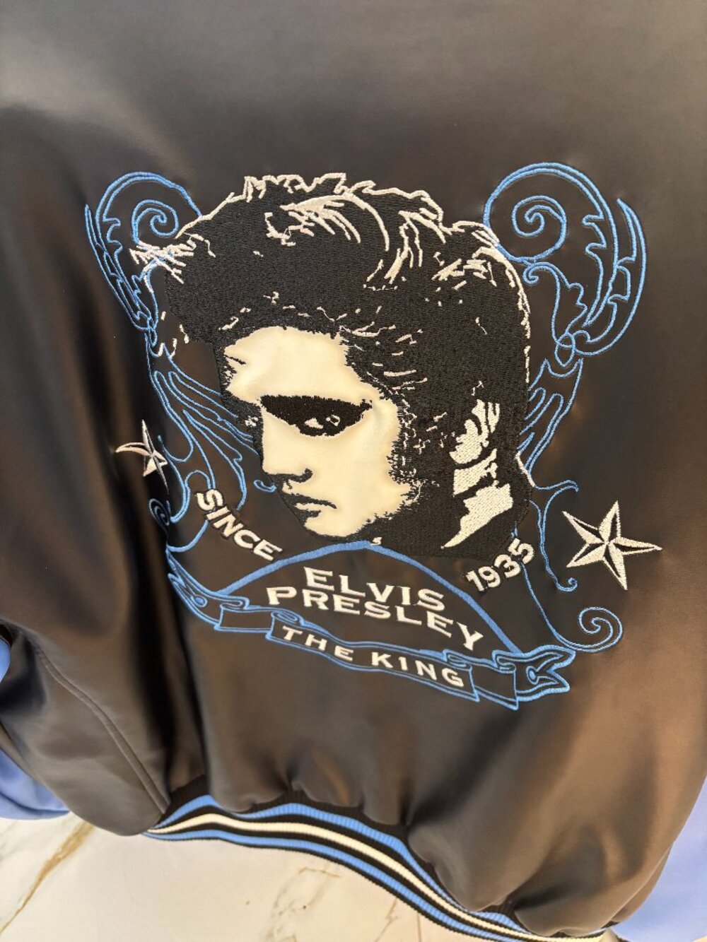 Vintage Elvis Presley Graceland Blue/Black Jacket – Direct from Graceland